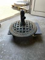 Nieuwe zware parasolvoet in siersmeedijzer - 60 cm, Ophalen, Nieuw