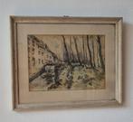 Fusain du peintre G.Massaux vue de la Woluwe, Antiquités & Art, Art | Peinture | Classique, Enlèvement ou Envoi