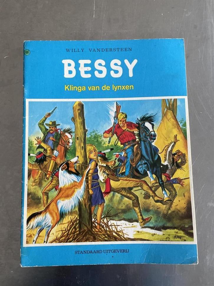 Bessy - 106. Klinga van de lynxen - sc - herdruk-1980, Boeken, Stripverhalen, Gelezen, Eén stripboek, Ophalen of Verzenden