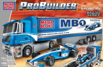 Mega Bloks ProBuilder Racing Rig Master Series 9744 MB1 Team