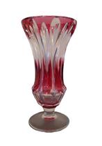 Kristallen vaas - Val Saint-Lambert 18cm hoog, Antiek en Kunst, Ophalen of Verzenden