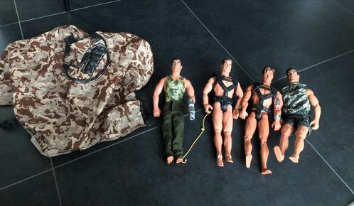 Action mans Hasbro vintage jaren ‘90 4st + parachute, Kinderen en Baby's, Speelgoed | Actiefiguren, Ophalen of Verzenden