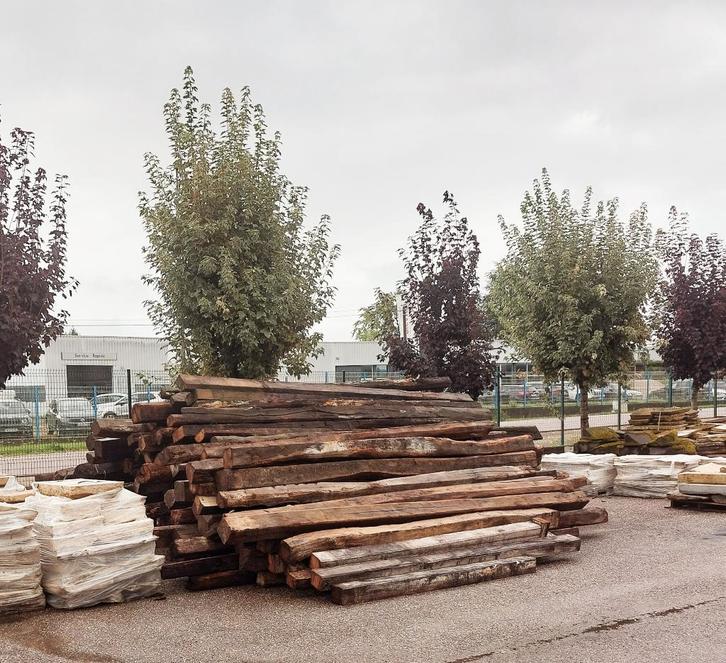 vieilles poutres en chêne, Bricolage & Construction, Bois & Planches, Utilisé, Poutre, Chêne, Enlèvement