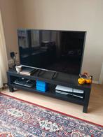 Lack tv-meubel zwartbruin, Ophalen, 100 tot 150 cm, Zo goed als nieuw, Minder dan 100 cm
