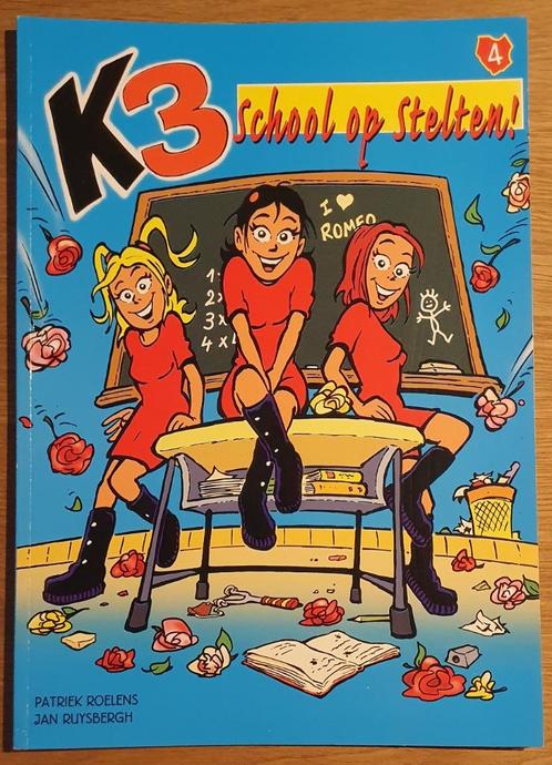 K3 - School op stelten! - 4 (2002) - Strip, Boeken, Stripverhalen, Nieuw, Eén stripboek, Ophalen of Verzenden