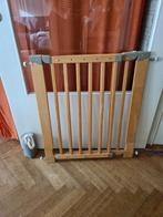 houten veiligheidshek, Kinderen en Baby's, Traphekjes, Ophalen, 100 tot 115 cm, Zo goed als nieuw, Klemhekje