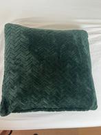 Poef Velvet Green x2 + 5 bijhorende kussens, Huis en Inrichting, Ophalen, Zo goed als nieuw, Groen