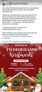 Tweedehands paardenspullen kerstmarkt, Dieren en Toebehoren, Ophalen
