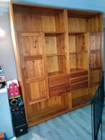 Bibliothèque en bois lourd, Maison & Meubles, Armoires | Bibliothèques, Enlèvement, Comme neuf