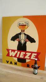 Mega Reclamebord Wieze Van Roy  74 x 66 cm !!!, Verzamelen, Ophalen of Verzenden, Zo goed als nieuw, Reclamebord