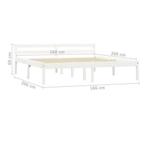 Cadre de lit avec sommier, Maison & Meubles, Chambre à coucher | Lits, Enlèvement, Comme neuf