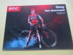 wielerkaart 2017 team bmc  greg van avermaet signe, Verzenden, Zo goed als nieuw