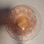 Roze glazen schaal Art Deco, Antiek en Kunst, Ophalen