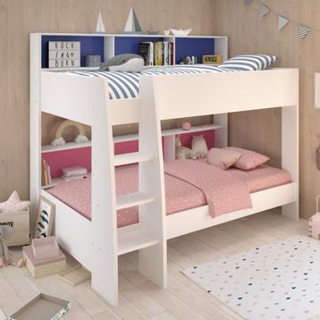 Lit enfant superposé "parisot leon" blanc beschikbaar voor biedingen