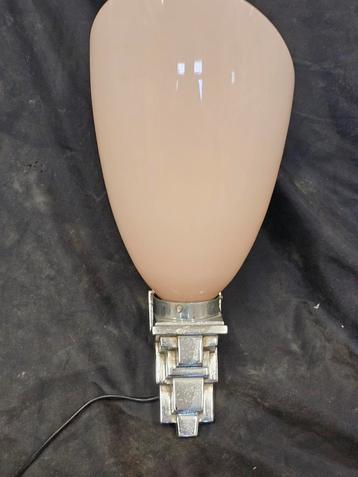 Art Deco wandlamp van Murano-glas beschikbaar voor biedingen