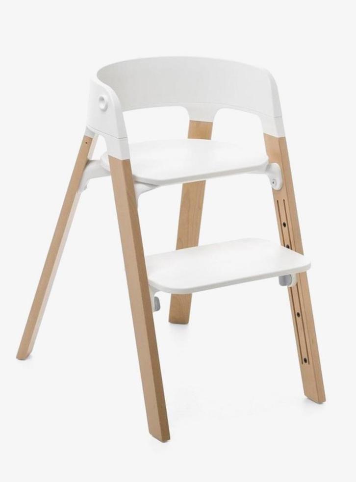 Stokke steps eetstoel 5 in 1, Enfants & Bébés, Chaises pour enfants, Utilisé, Chaise évolutive, Coulissant, Plateau amovible, Ceinture(s)