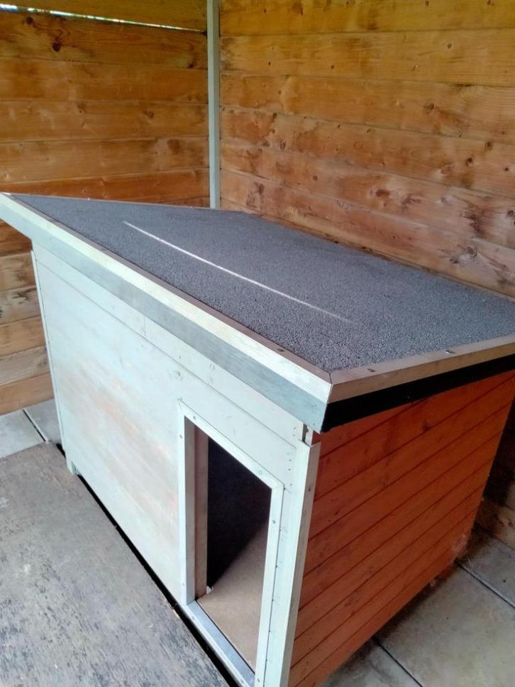 hondenhok geïmpregneerd, Dieren en Toebehoren, Hondenhokken, Gebruikt, Hondenhok, 65 tot 100 cm, 110 cm of meer, Ophalen