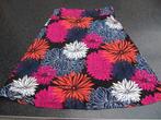 rok Hema small A lijn, bloemen oranje blauw fucshia, Kleding | Dames, Rokken, Blauw, Nieuw, Ophalen of Verzenden, Maat 36 (S)