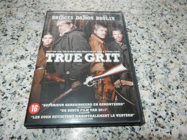 nr.2458- Dvd: true grit - western, CD & DVD, DVD | Action, Comme neuf, Autres genres, À partir de 16 ans, Enlèvement ou Envoi