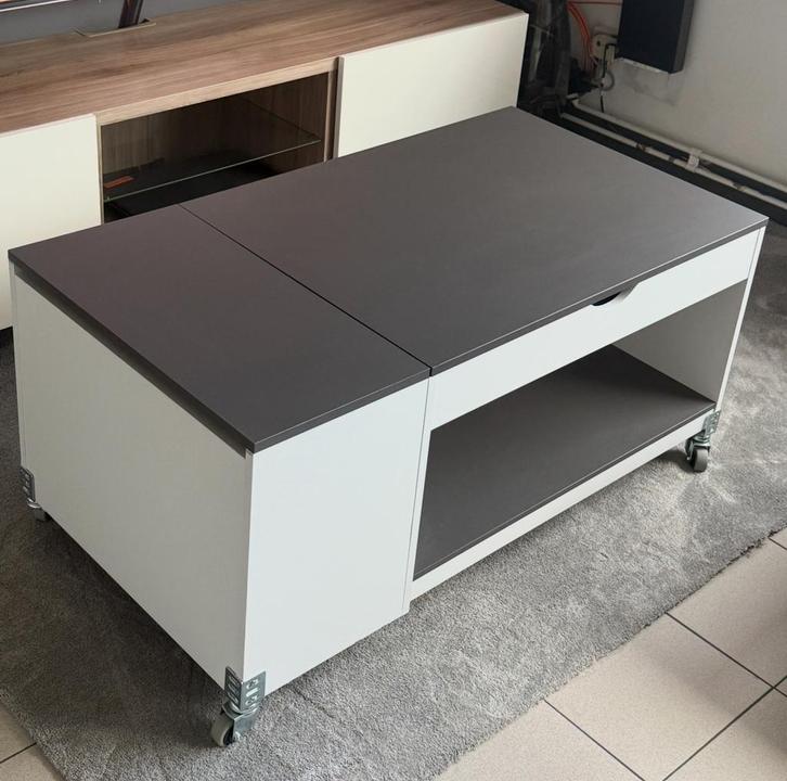 Salon tafel op wielen, Huis en Inrichting, Tafels | Salontafels, Ophalen