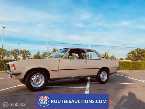 Opel Rekord 1700 - 1974 | Route 66 Auctions, Auto's, Oldtimers, Bedrijf, Te koop, Lederen bekleding, Opel, Benzine, Overige carrosserie