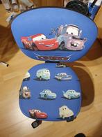 Kinderbureaustoel Cars met wieltjes, verstelbaar in hoogte;, Ophalen of Verzenden, Zo goed als nieuw, Blauw, Bureaustoel