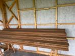 20 m2 nieuwe thermo Ayous planken. Tand en groef, Planche, Autres essences de bois, Enlèvement, Moins de 25 mm