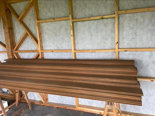 20 m2 nieuwe thermo Ayous planken. Tand en groef, Bricolage & Construction, Bois & Planches, Neuf, Planche, Autres essences de bois
