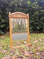 Vintage rotan/bamboe spiegel, Ophalen of Verzenden