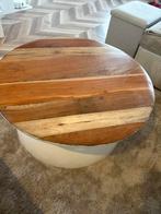 Mooie Stevige salontafel, Huis en Inrichting, Tafels | Salontafels, Ophalen, Zo goed als nieuw, Rond