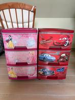 Opbergdozen disney prinsessen en cars, Kinderen en Baby's, Ophalen, Zo goed als nieuw, Kast
