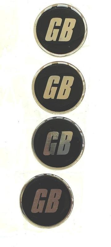 GB sticker set Classic MINI. 