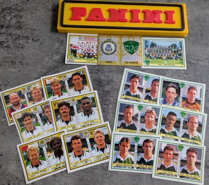 PANINI FOOTBALL 94 15 STICKERS 1994 LOKEREN / RAC MECHELEN, Hobby en Vrije tijd, Stickers en Plaatjes, Nieuw, Verzenden