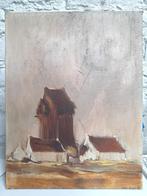 schilderij, molen, landschap,, Ophalen of Verzenden