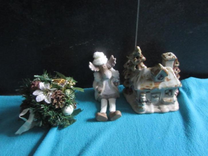 Kerstdecoratie - kersthuisje - Rudolph - breekbaar - Kerst, Diversen, Kerst, Zo goed als nieuw, Ophalen of Verzenden