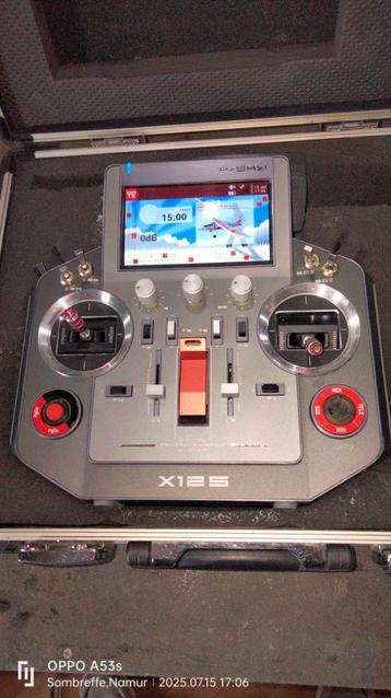 Radio TX frsky X12 plus pupitre carbon, Enlèvement, Utilisé