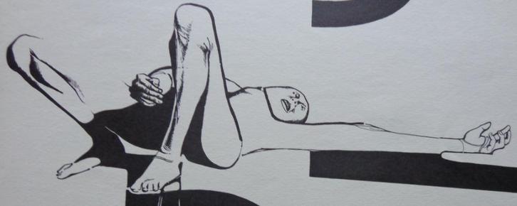 OCTAVE LANDUYT / FIGURATIE / ZW-W LITHO / 19x43cm / SIG, Antiek en Kunst, Kunst | Litho's en Zeefdrukken, Ophalen of Verzenden