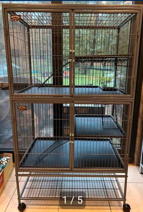 Frettenkooi antraciet, Dieren en Toebehoren, Knaagdieren en Konijnen | Hokken en Kooien, Kooi, Ophalen