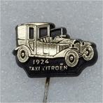 SP0957 Speldje 1924 Taxi Citroen, Verzamelen, Speldjes, Pins en Buttons, Gebruikt, Ophalen of Verzenden