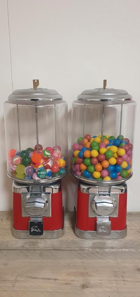 Kauwgomballen automaten, Verzamelen, Automaten | Overige, Zo goed als nieuw, Ophalen of Verzenden