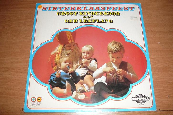 LP Groot Kinderkoor olv Ger Leeflang : Sinterklaasfeest (80), Cd's en Dvd's, Vinyl | Kinderen en Jeugd, Ophalen of Verzenden