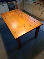 Eettafel keukentafel robuust massief grenen, Ophalen, Gebruikt