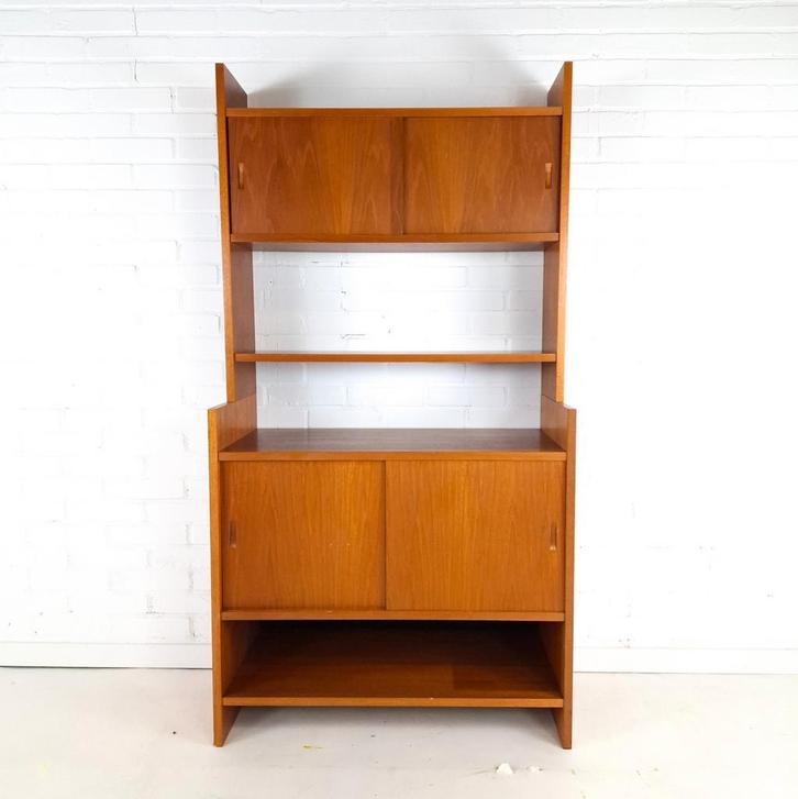 Vintage Poul Cadovius KLM kast, Antiek en Kunst, Antiek | Meubels | Kasten, Ophalen