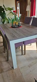 Tafel en 4 stoelen, Huis en Inrichting, Ophalen, Zo goed als nieuw