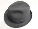 Mooie klassieke Brummel’s hoed, vintage, vilt, zijde & leder, Kleding | Heren, Hoeden en Petten, Ophalen of Verzenden, Gedragen