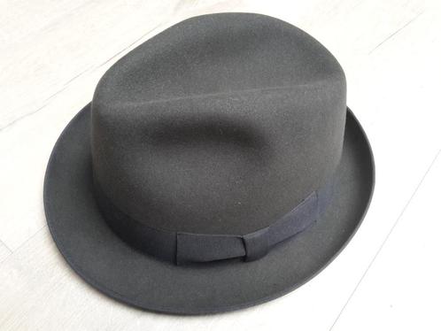 Mooie klassieke Brummel’s hoed, vintage, vilt, zijde & leder, Kleding | Heren, Hoeden en Petten, Gedragen, Hoed, Ophalen of Verzenden