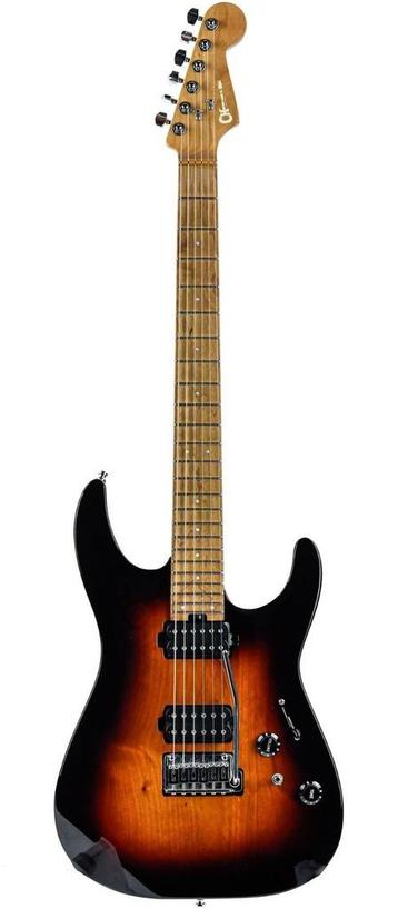 Charvel Pro-Mod DK24 HH 2PT CM Three-Tone Sunburst beschikbaar voor biedingen