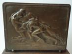 Période de guerre 1943 Joseph WITTERWULGHE bronze l'effort, Antiquités & Art, Art | Sculptures & Bois, Enlèvement ou Envoi