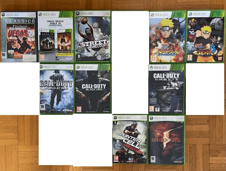 Xbox 360-games om uit te kiezen (Call Of Duty, Naruto, ...), Games en Spelcomputers, Games | Xbox 360, Zo goed als nieuw, Ophalen of Verzenden