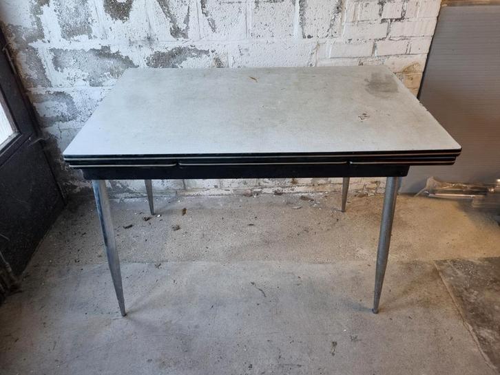 Table extensible, Maison & Meubles, Tables | Dessertes, Utilisé, 50 à 75 cm, Rectangulaire, Autres essences de bois, Enlèvement